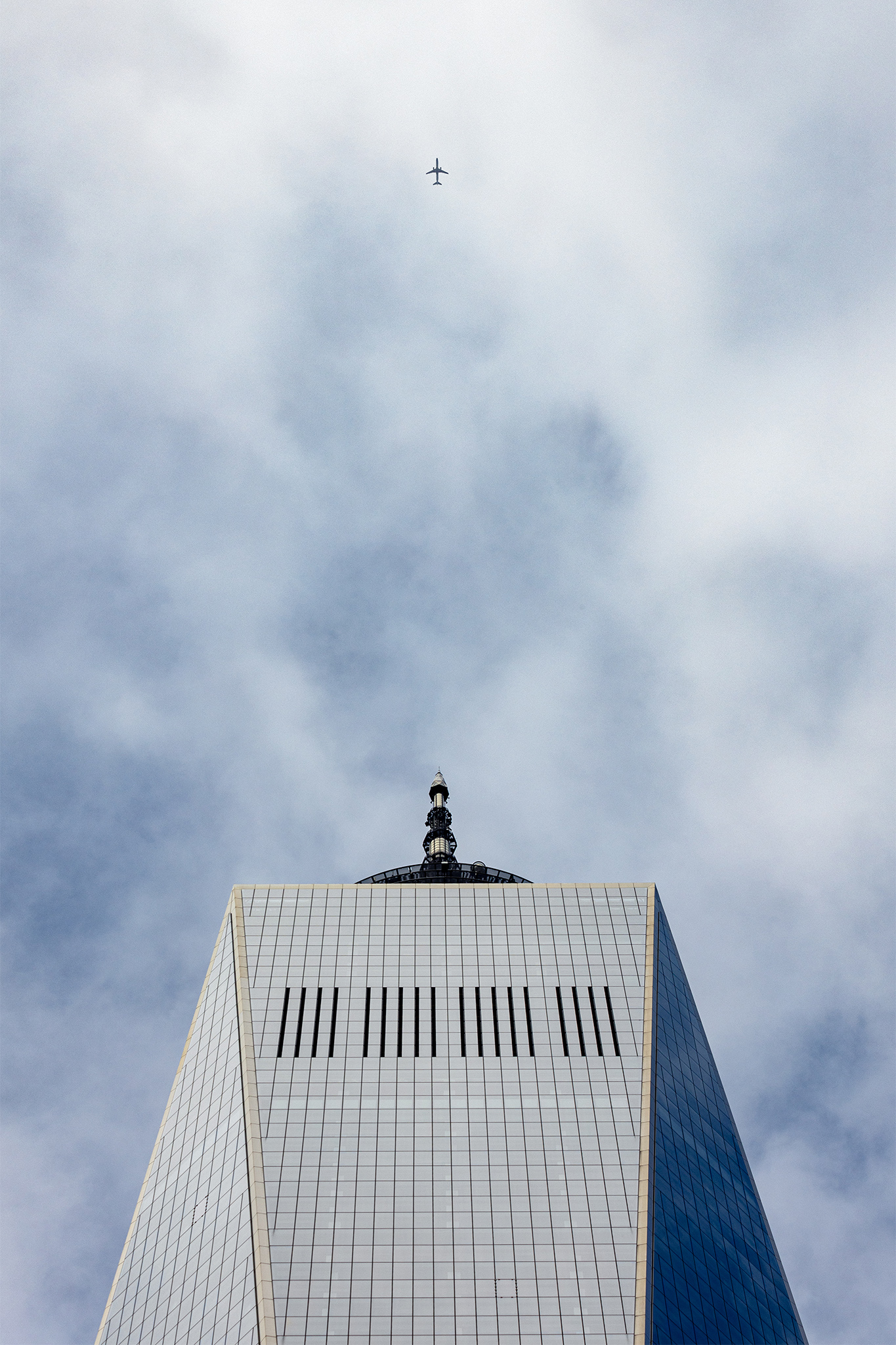 One World Trade Center, NYC and Airplane Photographic Print